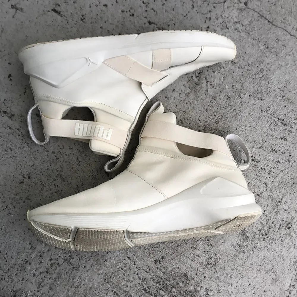 Puma leather sneakers